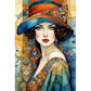 vintage lady paint by number