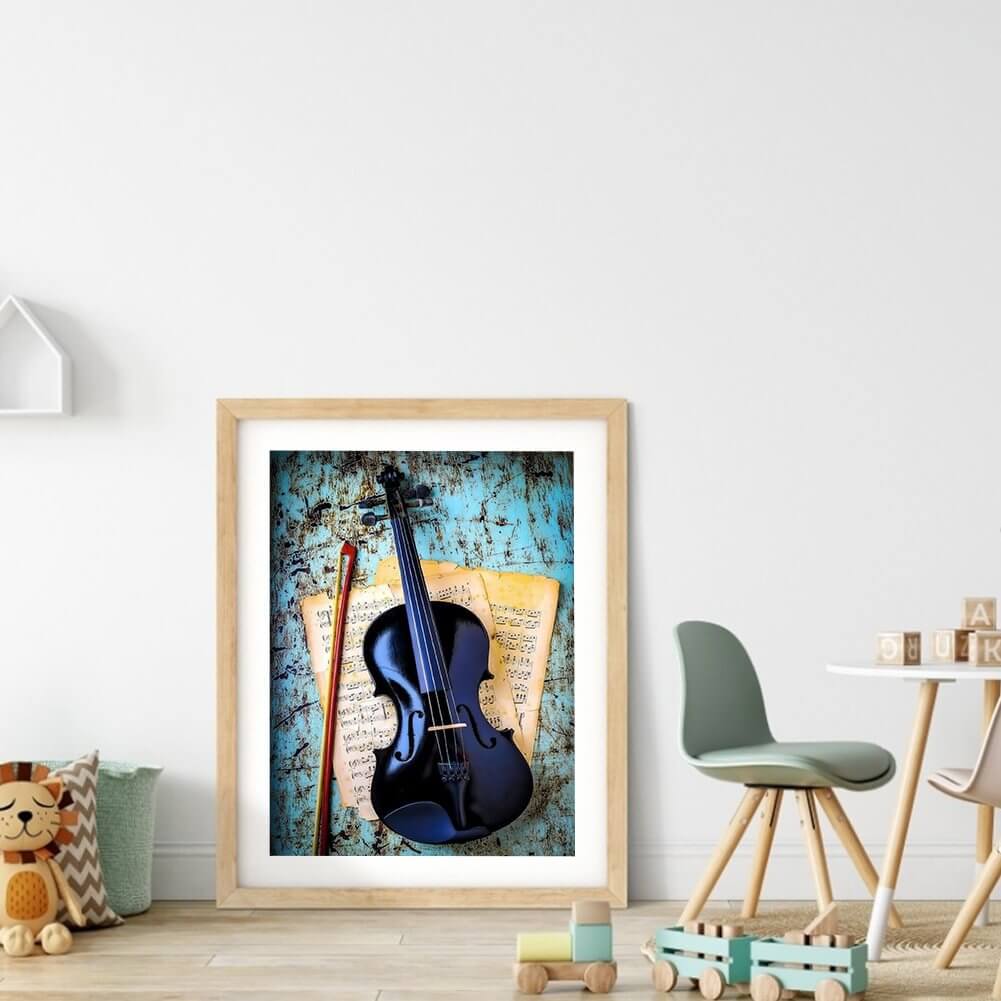 Violin 5D DIY Diamond painting