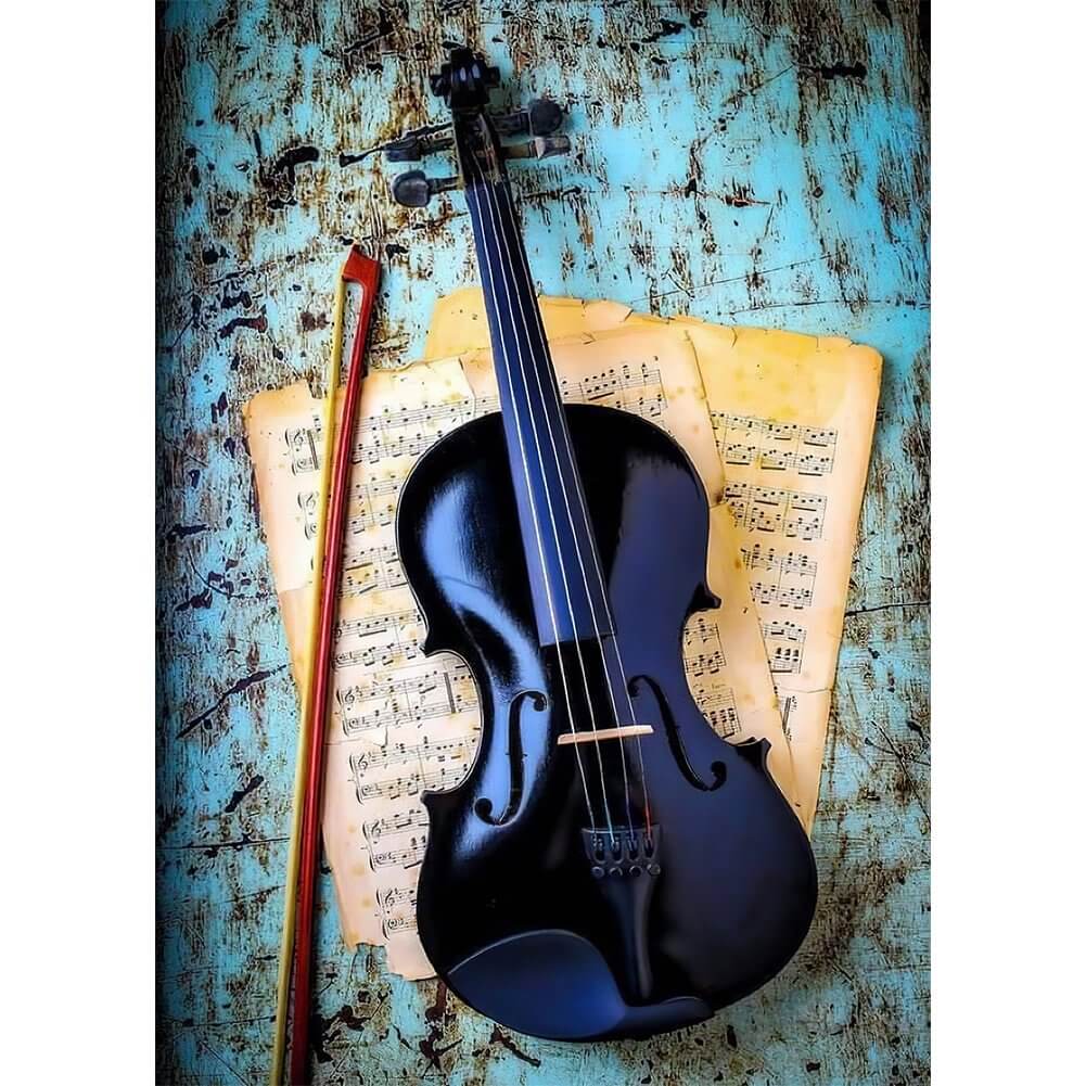 5D DIY Diamond painting - Full Round / Square - Violin