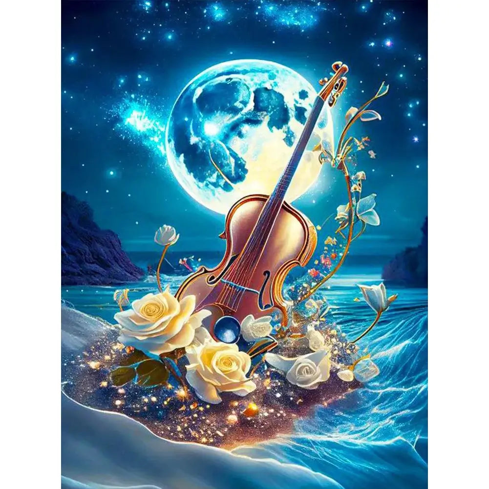 Diamond Painting - Full Round / Square - Violin