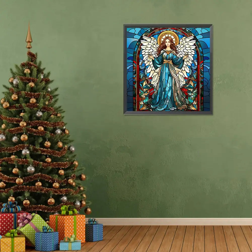 Virgin Fairy Stained Glass 5D DIY Diamond Painting Kit