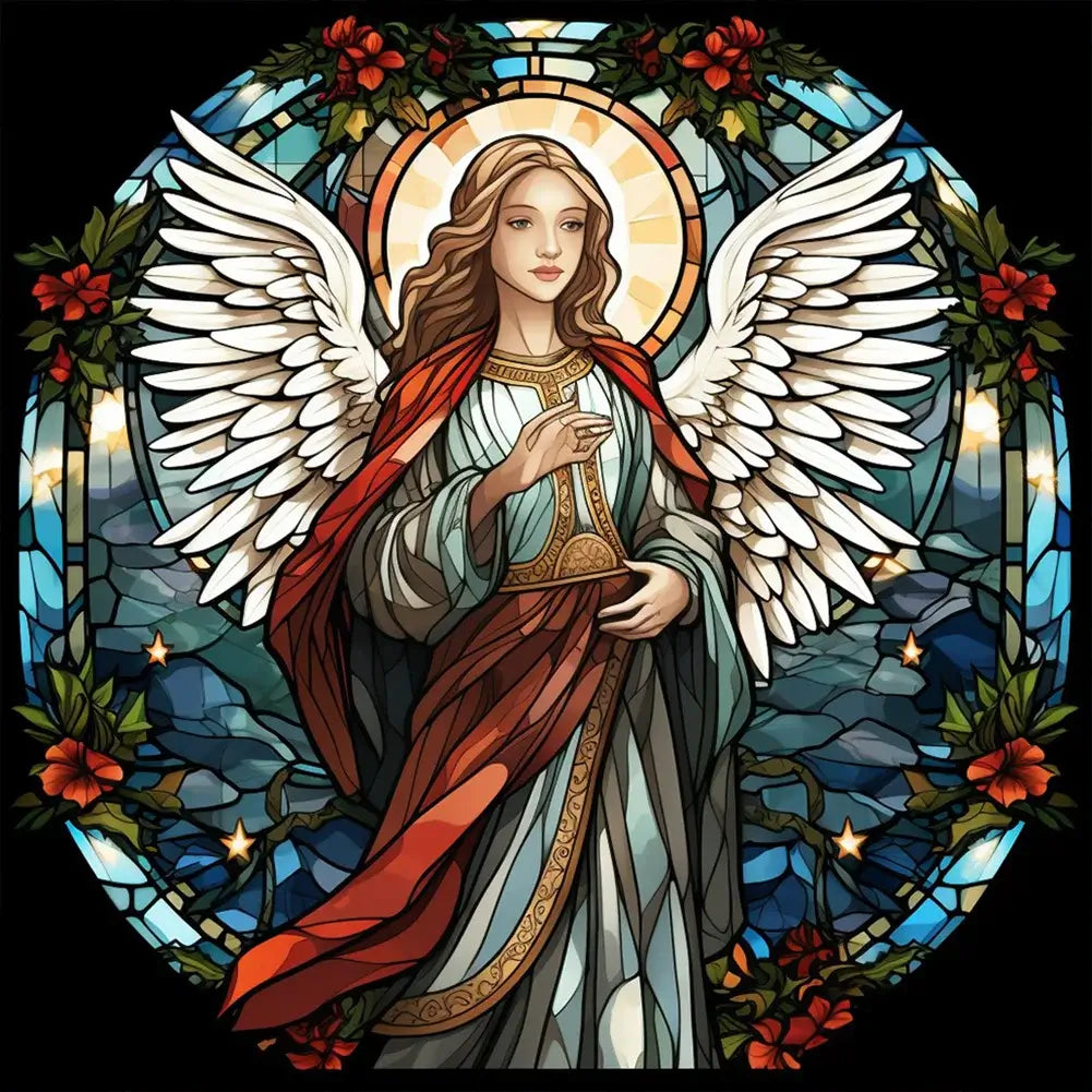 Virgin Fairy Stained Glass 5D DIY Diamond Painting