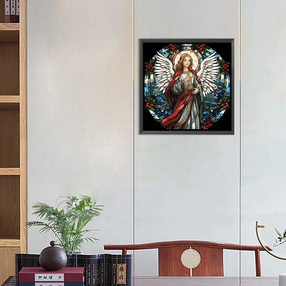 Virgin Fairy Stained Glass 5D DIY Diamond ART