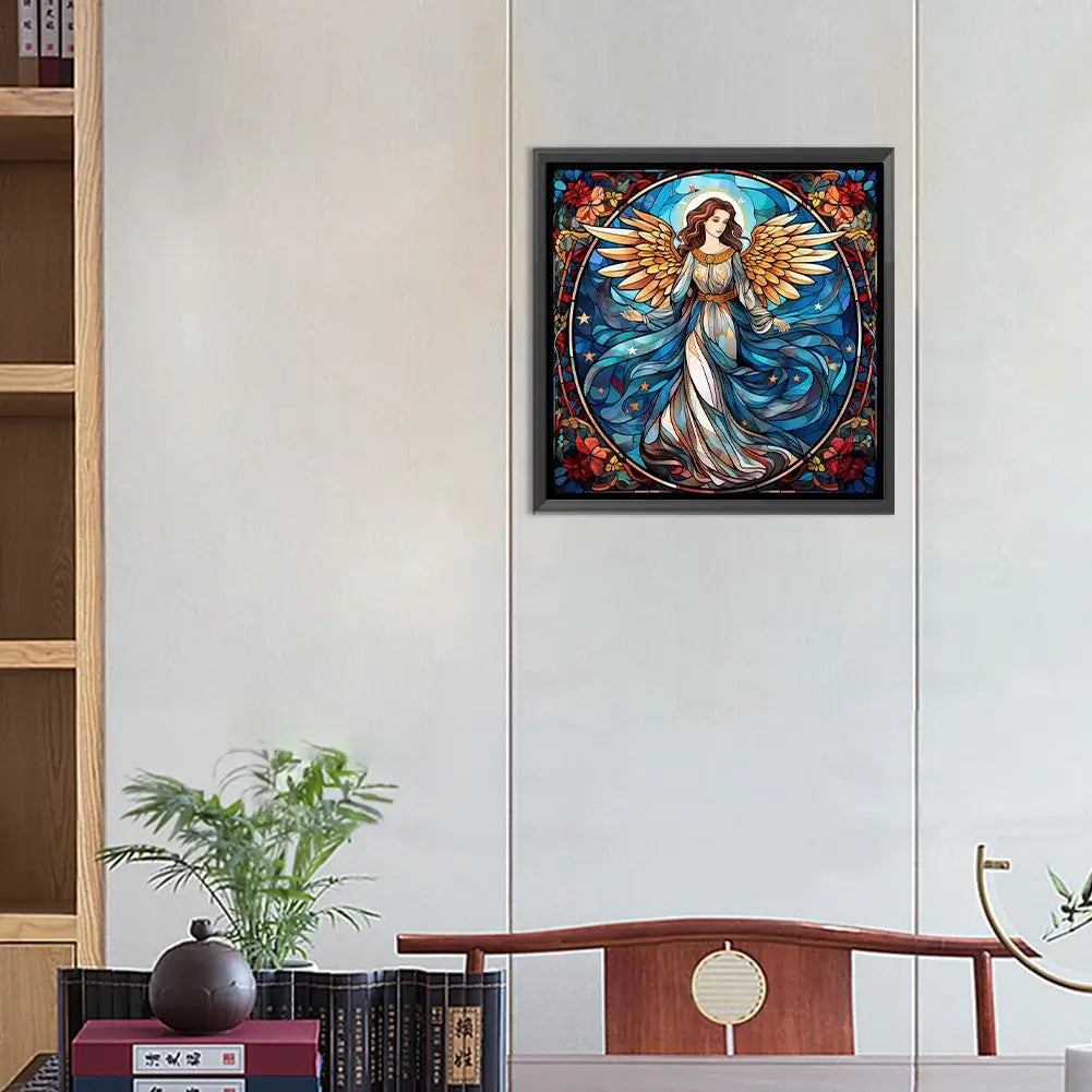 5D DIY Diamond Painting - Full Round / Square - Virgin Fairy Stained Glass C