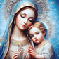 Virgin Maria And Kid Diamond Art