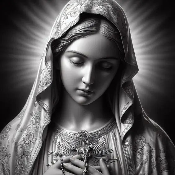 Virgin Maria diamond painting