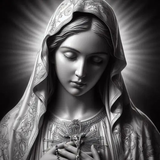 Virgin Maria diamond painting