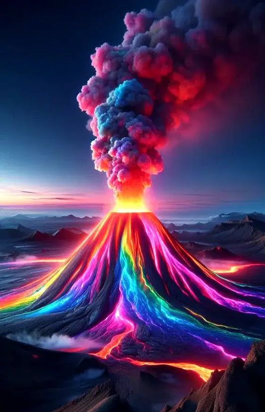 5D DIY Volcano Diamond Painting