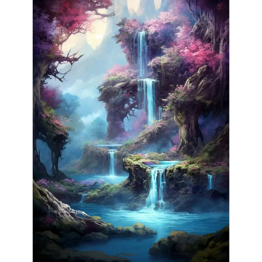 Waterfall View 5D DIY Diamond Painting