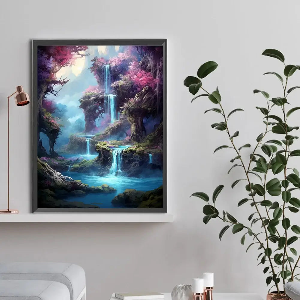 Waterfall View 5D DIY Diamond Painting Kit