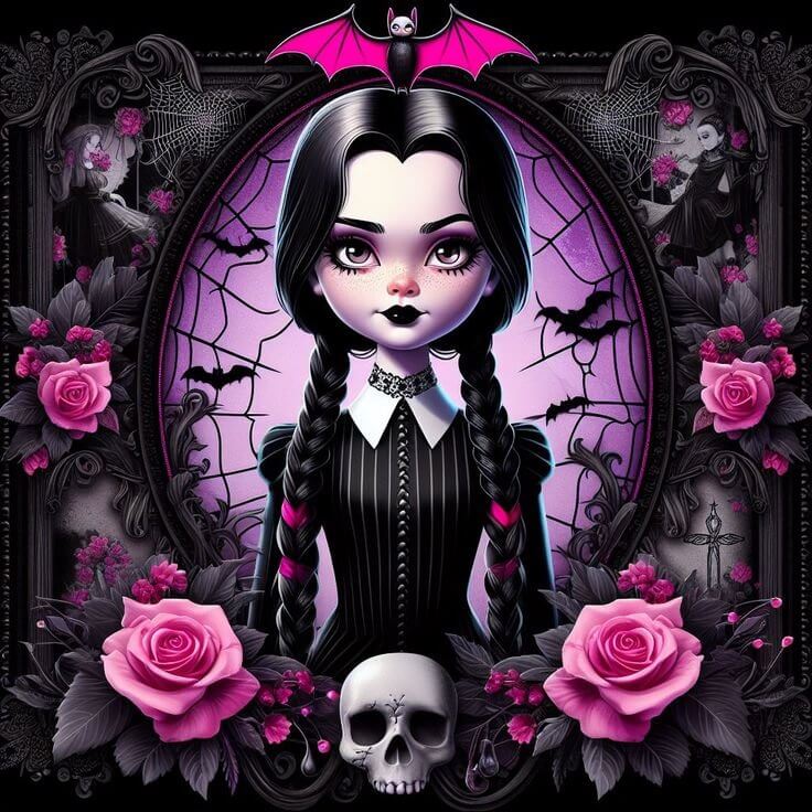 Wednesday Halloween Diamond Painting