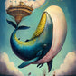 whale diamond painting kit