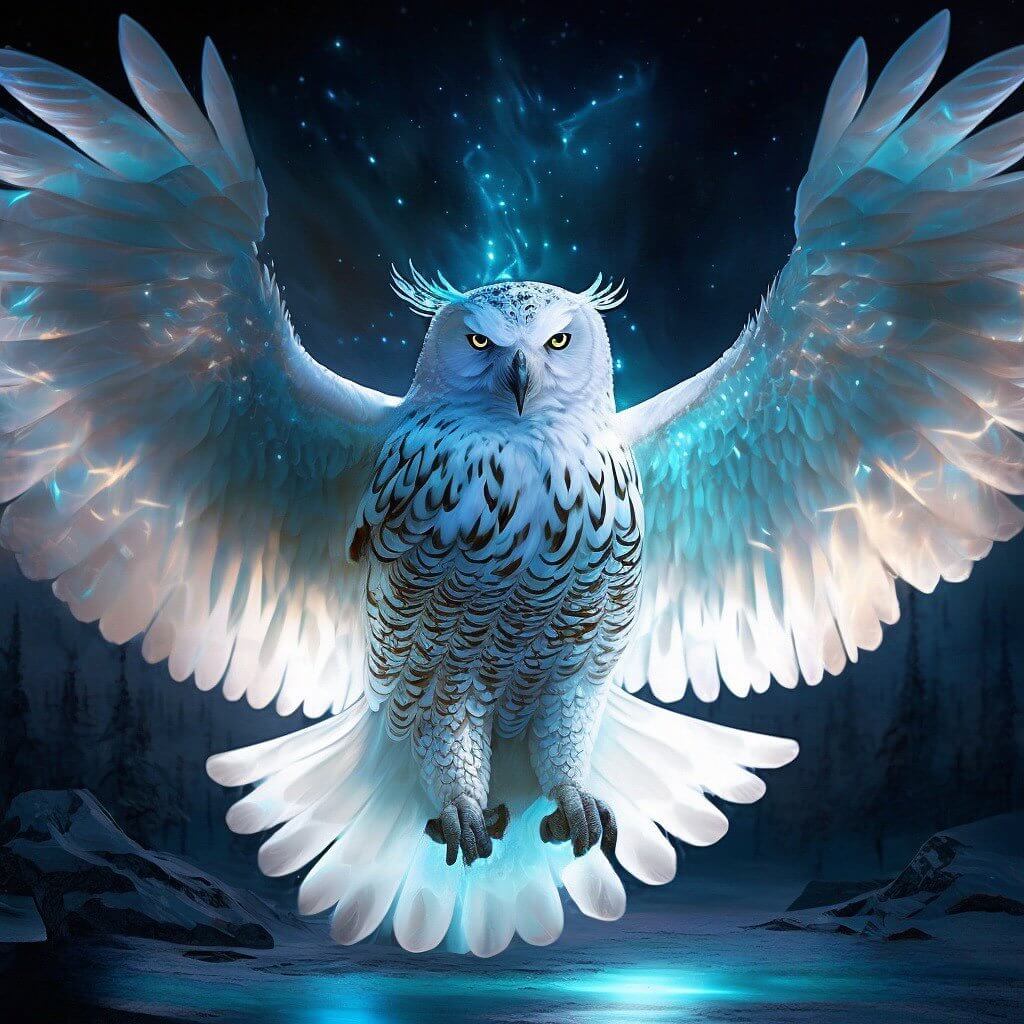 White Owl 5D DIY Diamond Painting Kit
