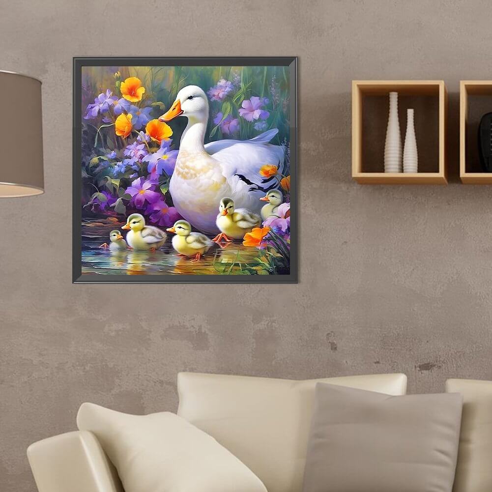White Swan 5D DIY Diamond Painting Kit