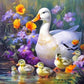 White Swan 5D DIY Diamond Painting