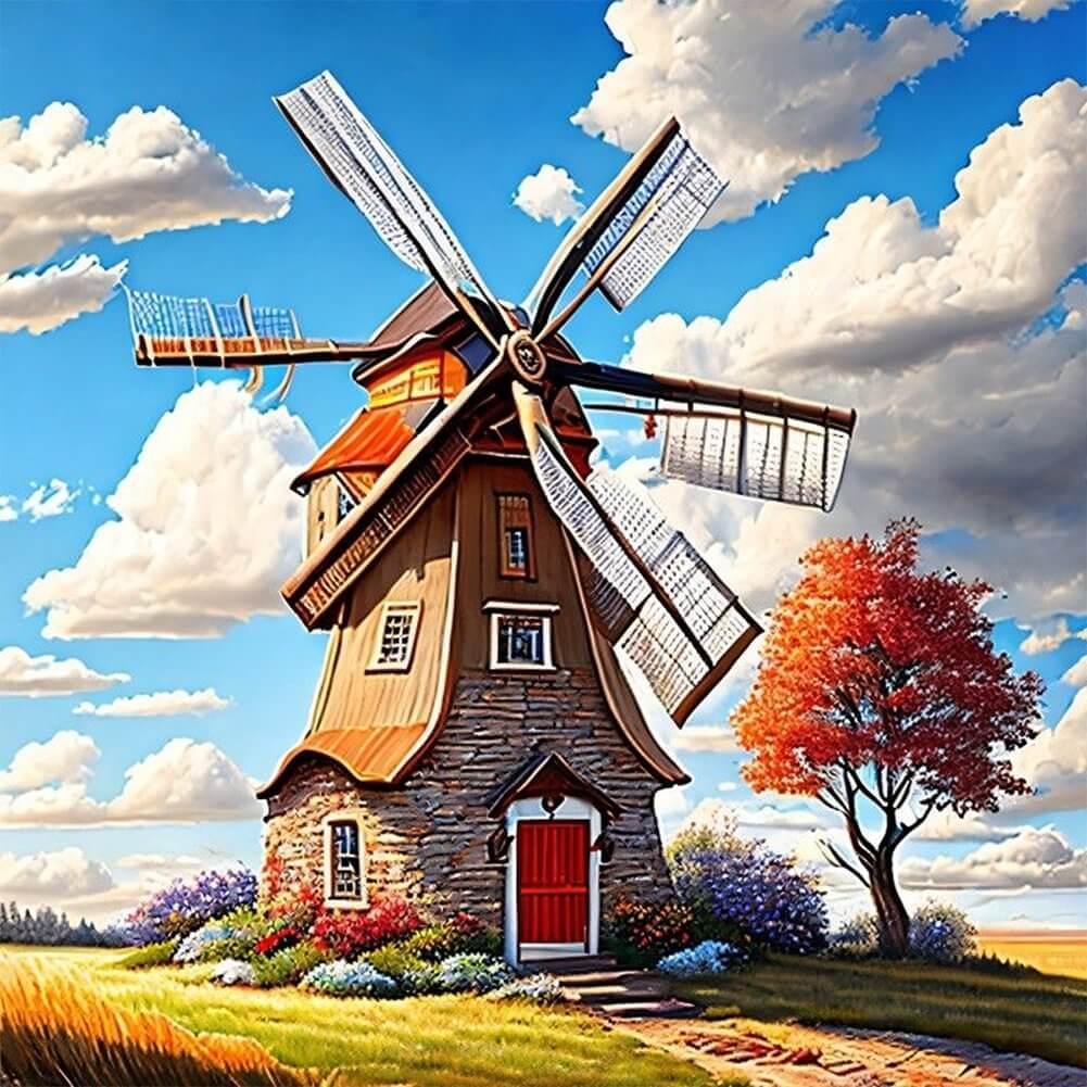 windmill diamond painting kit