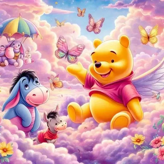 winnie the pooh and friends diamond painting kit