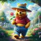 Winnie The Pooh Cartoon Animation Diamond Painting Kit