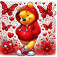 winnie the pooh cartoon animation diamond painting