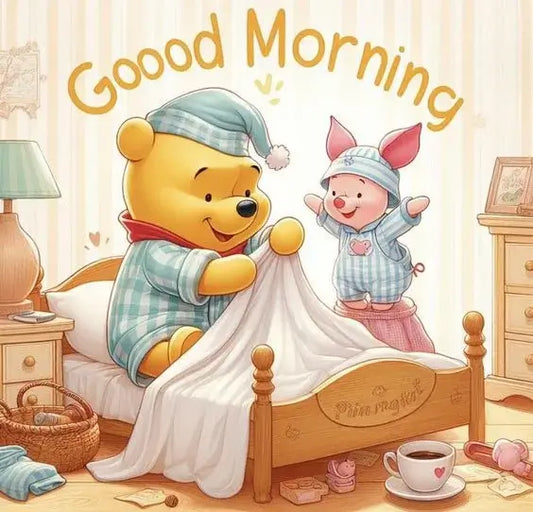 Winnie The Pooh Good Morning Diamond Art