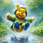winnie the pooh jumping diamond art kit