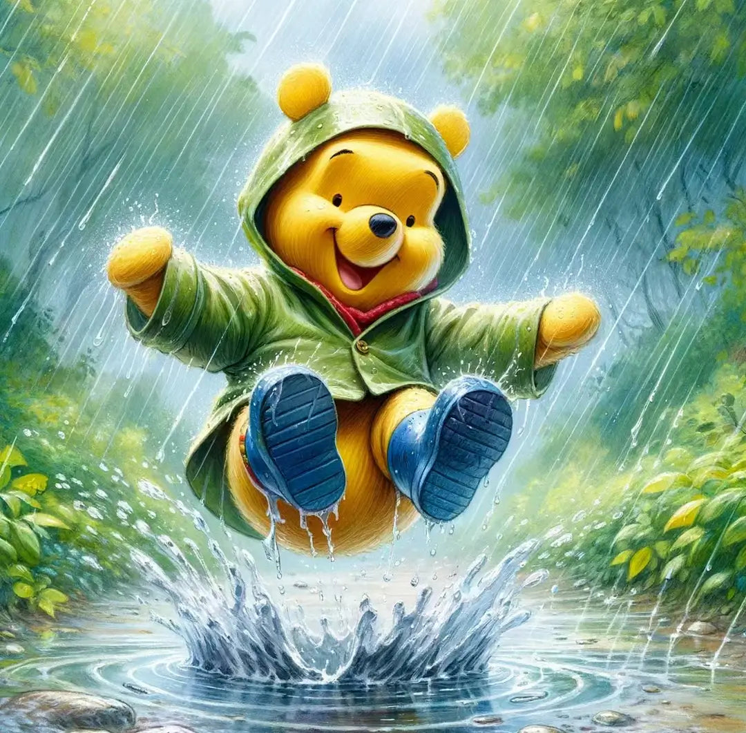 winnie the pooh jumping diamond art kit