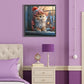 Winter Night Kitten 5D DIY Diamond Painting Kit
