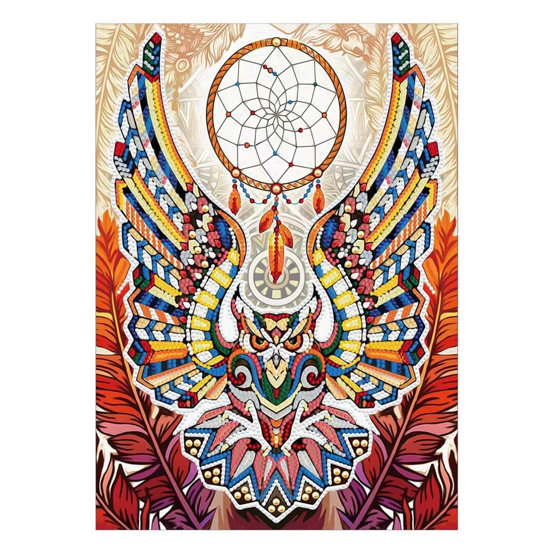 Luminous Diamond Painting - Crystal Rhinestone - Wolf