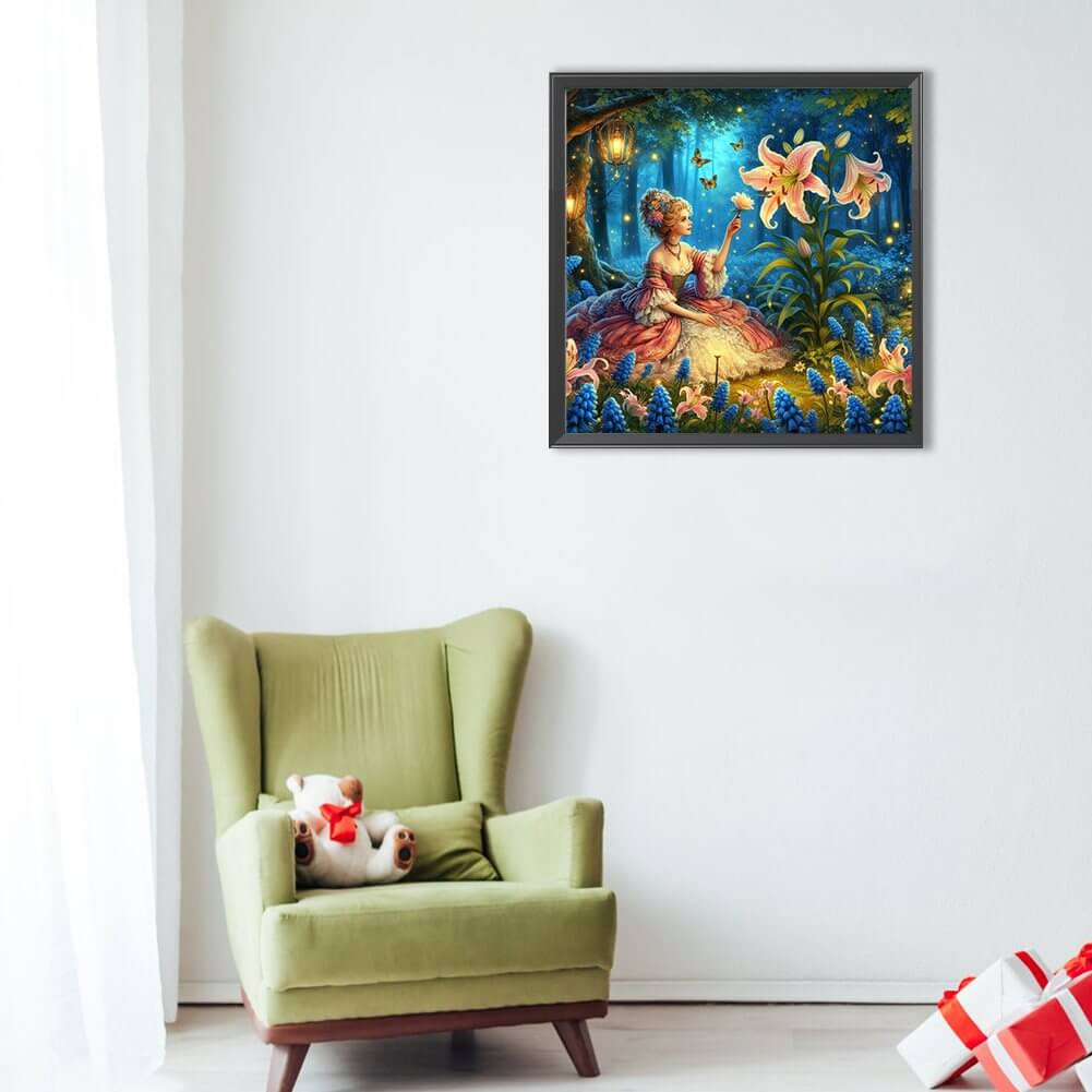 5D DIY Woman In Forest Diamond Painting KIT