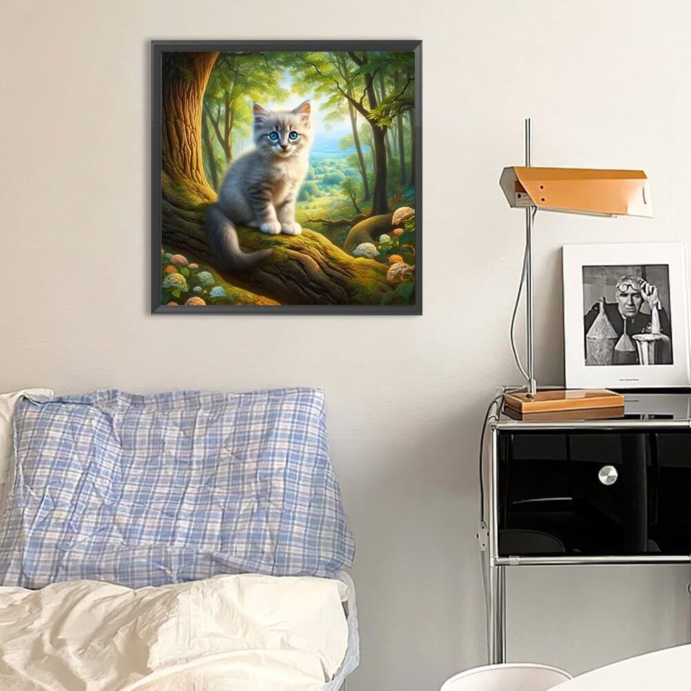 Woodland Cat 5D DIY Diamond Painting Kit