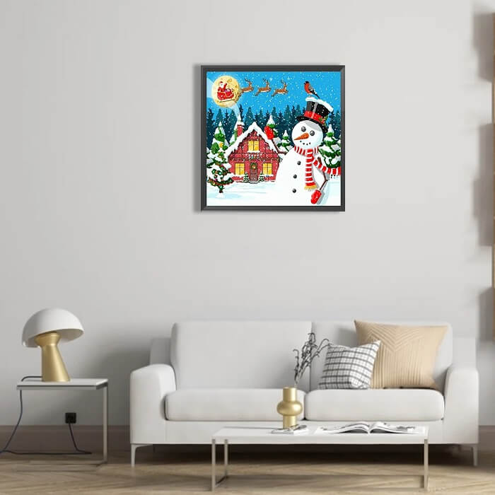  Xmas Snow Day C 5D Diamond Painting Kit