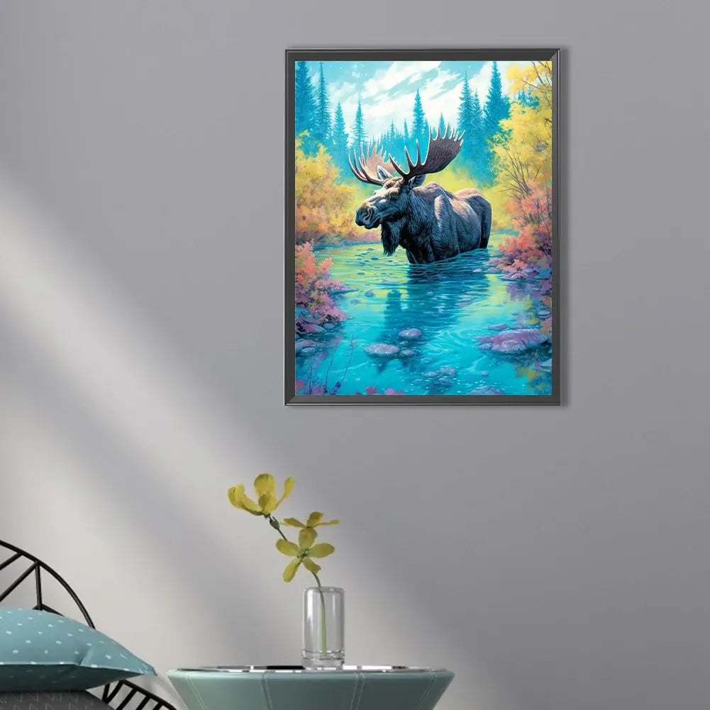Diamond Painting - Full Round / Square - Yak & Stream